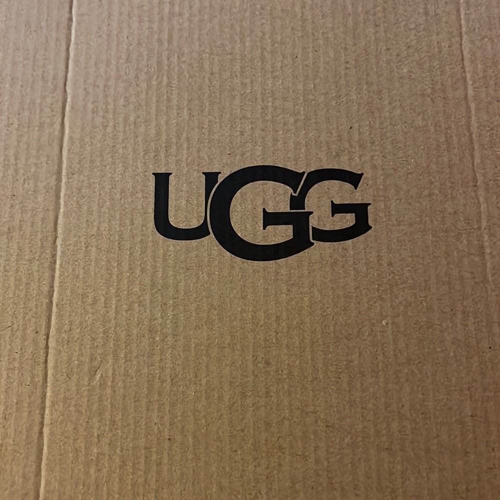 Blue UGG slides size 9w